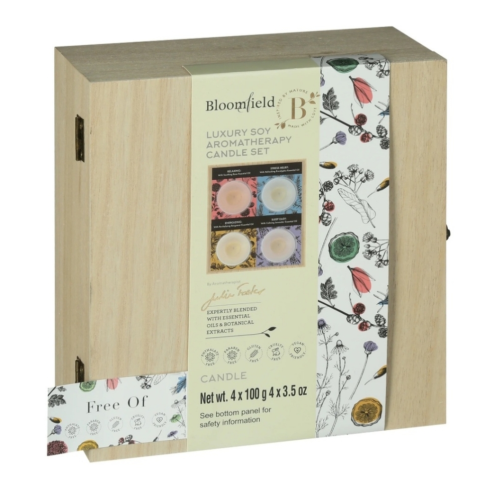 Bloomfield Luxury Soy Aromatherapy Candle Set - Picture 2 of 7